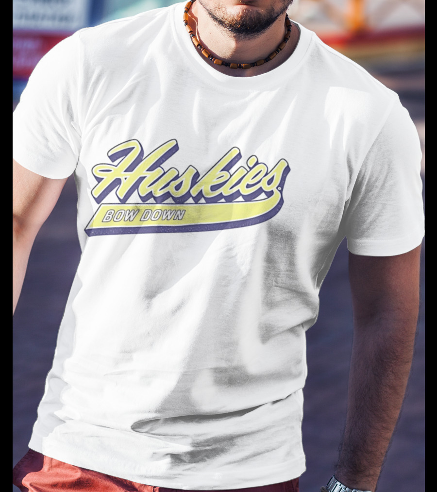Charlie Weis Jr Huskies Bow Down T-Shirt