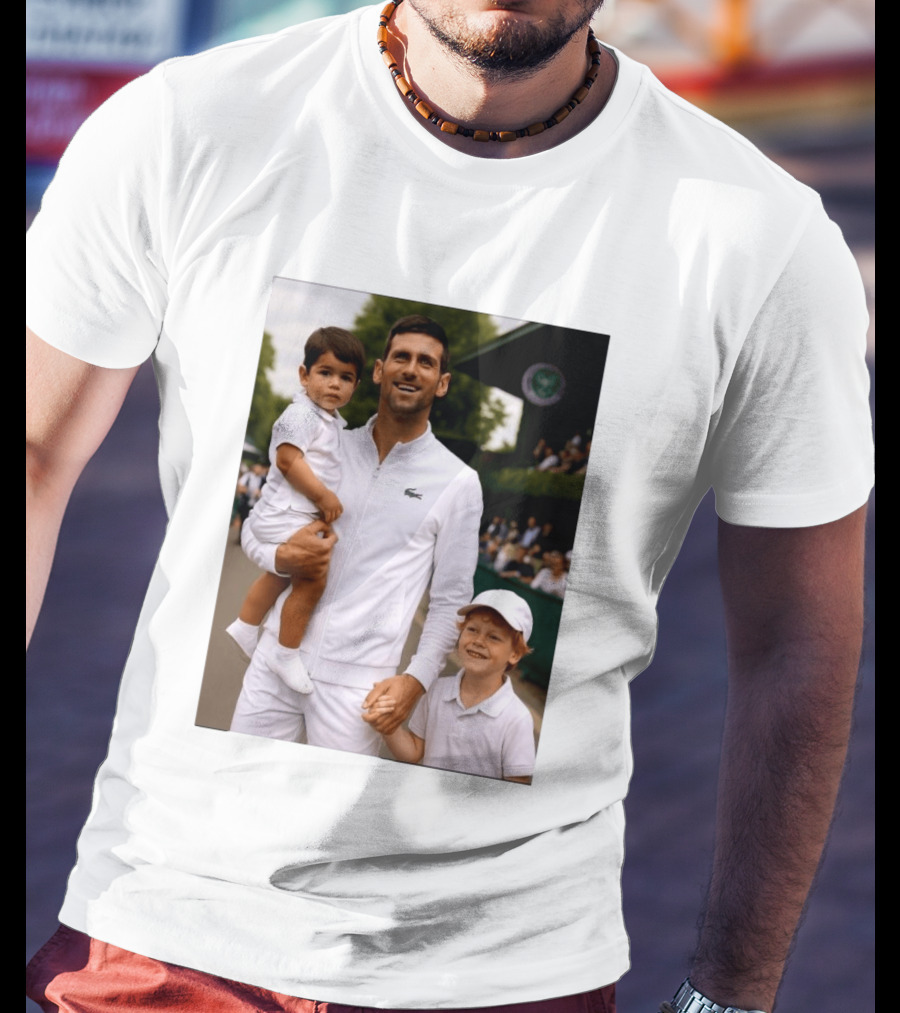 Djokovic Alcaraz And Jannik Kid Australian Open T-Shirt