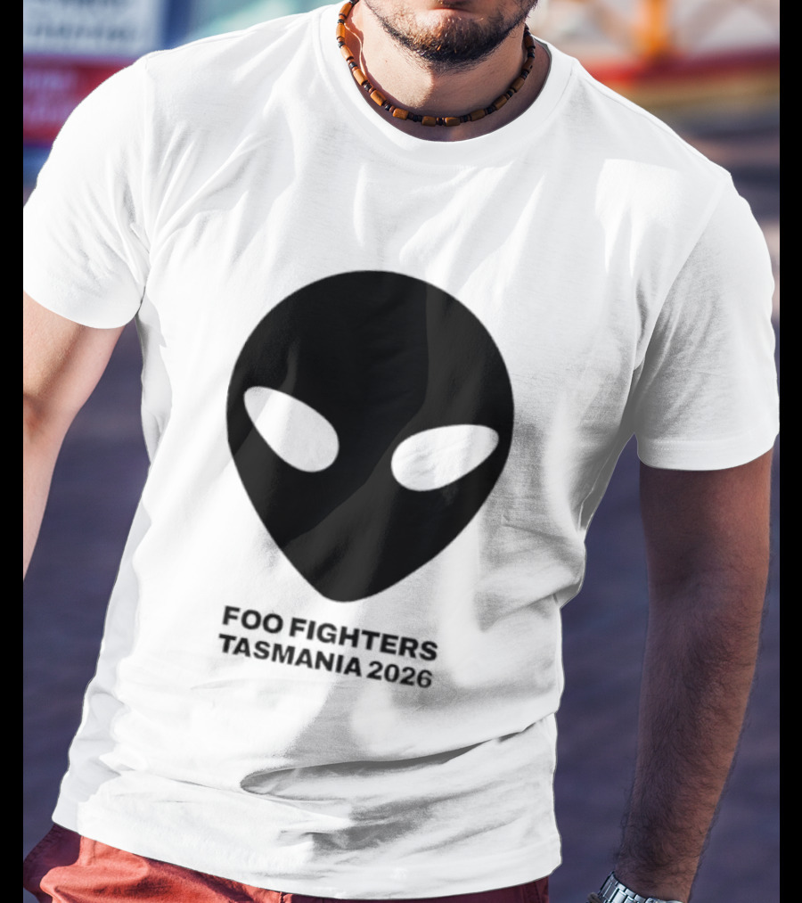 Foo Fighters Tasmania 2026 Alien Tour T-Shirt