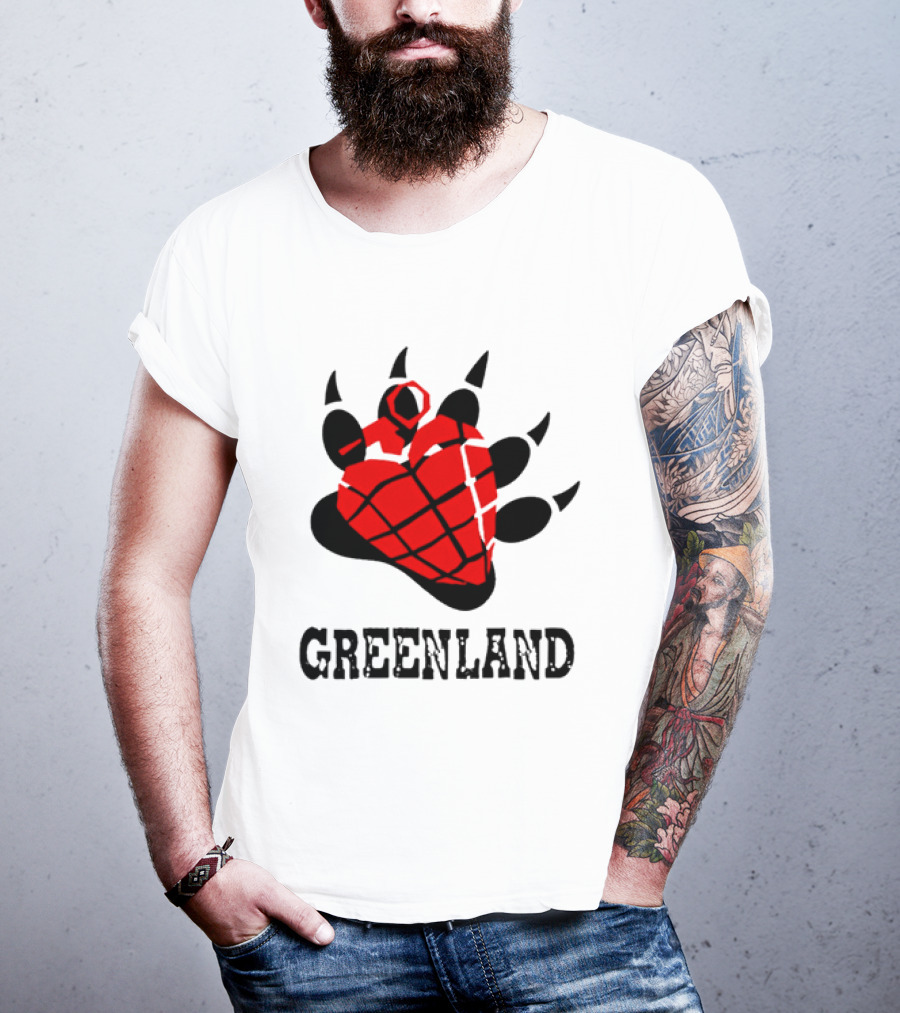 Greenland Green Day Heart And Claws T-Shirt