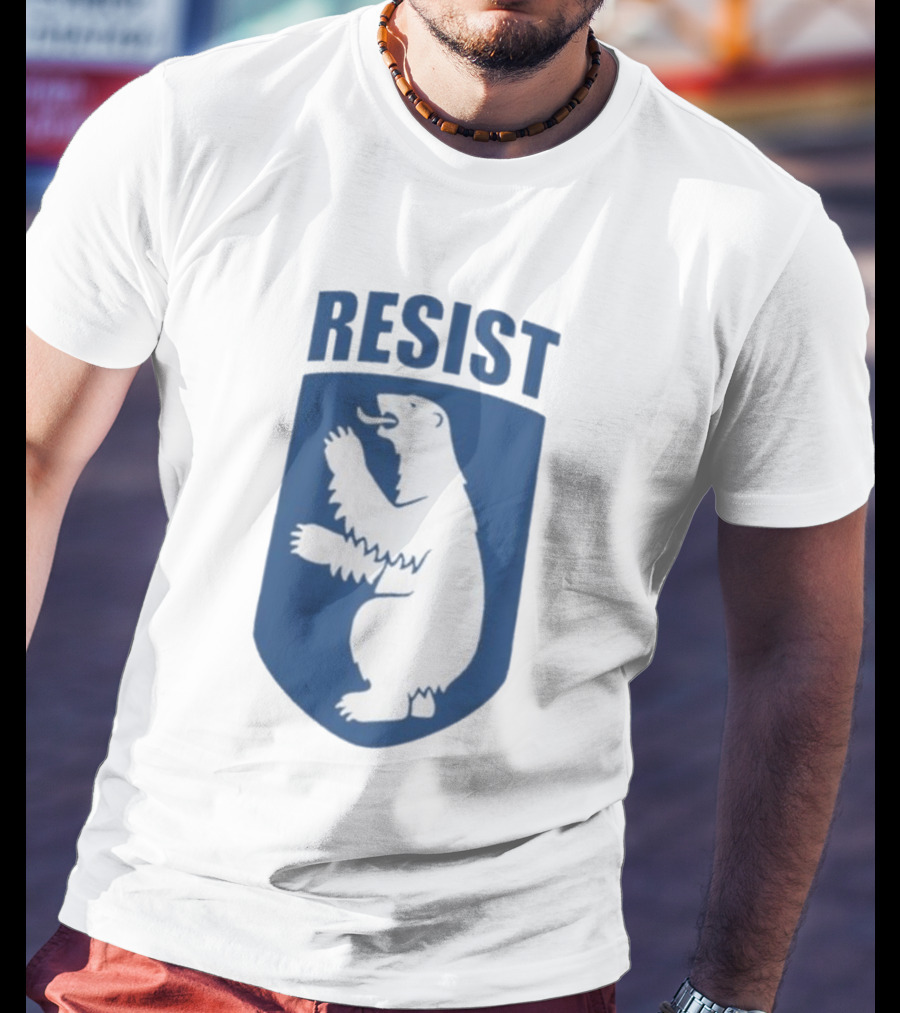 Resist Greenland Polar Bear Shield T-Shirt