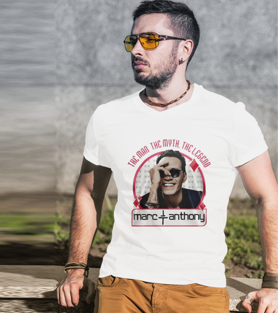 The Man The Myth The Legend Marc Anthony Vegas My Way Vivir Mi Vida 2026 T-Shirt