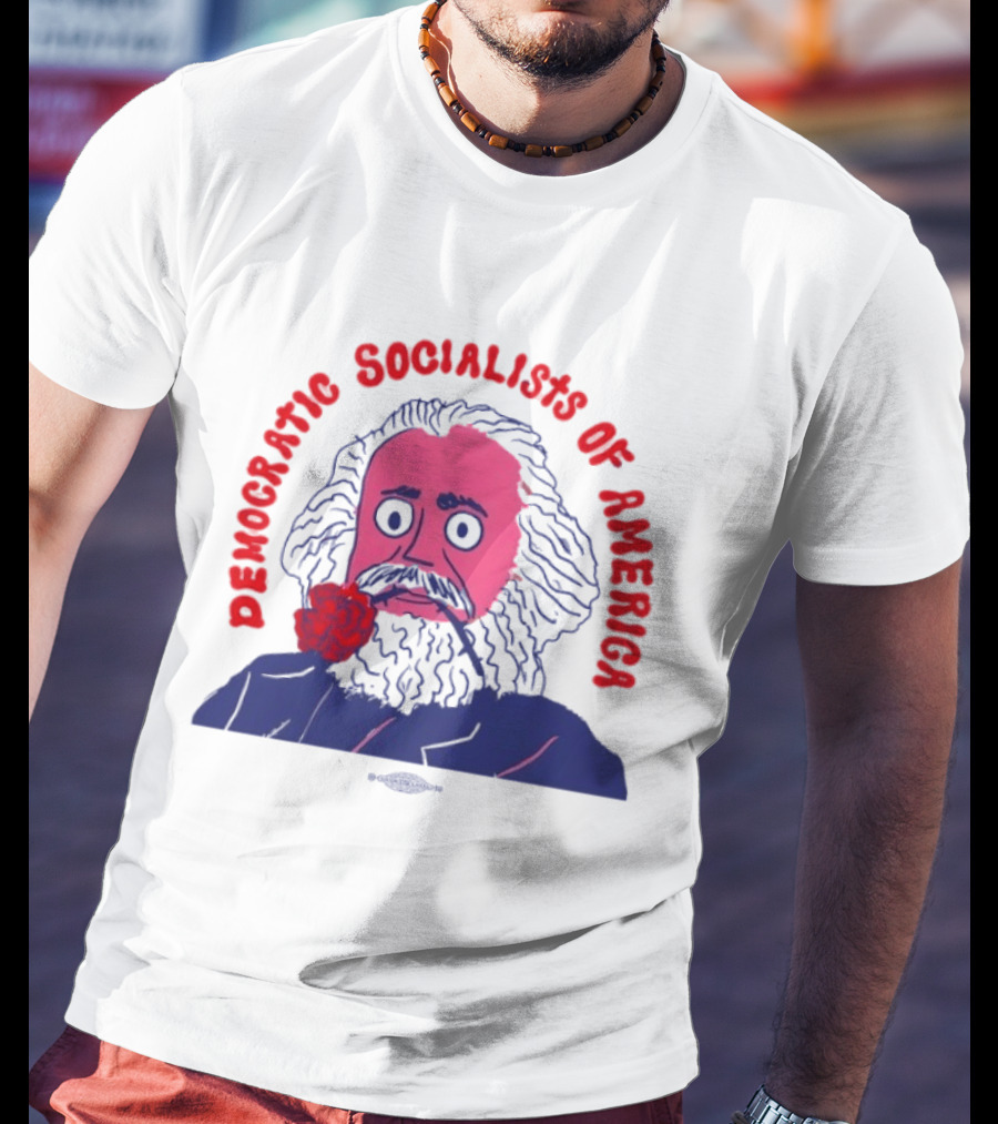 Democratic Socialists Of America Marx Rose T-Shirt