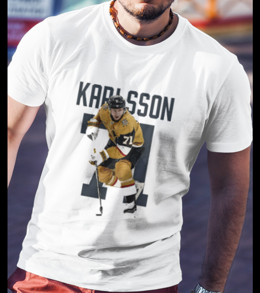 William Karlsson 71 Vegas Golden Knights Player Team Name T-Shirt
