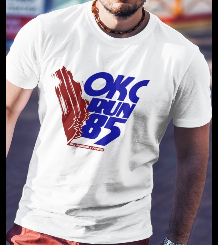 OKC Run 85 OKC Assembly Center Racing Event T-Shirt