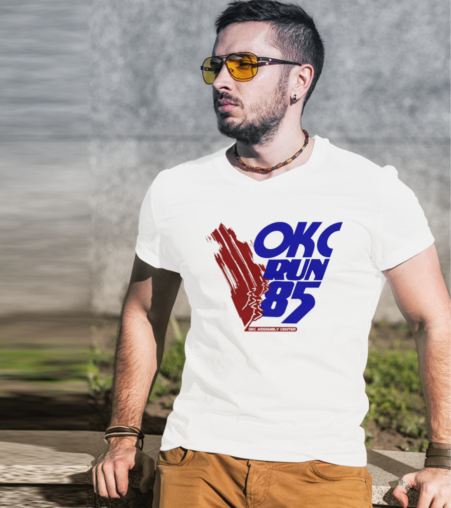 OKC Run 85 OKC Assembly Center Racing Event T-Shirt