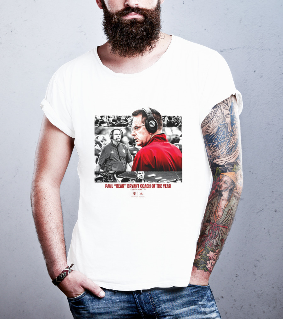 Paul Bear Bryant Coach Of The Year 2026 Football Legacy T-Shirt