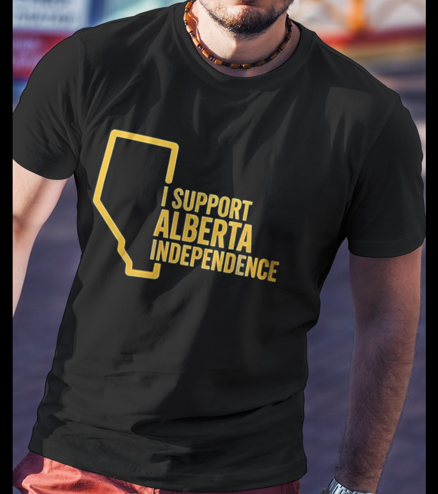 I Support Alberta Independence Map T-Shirt