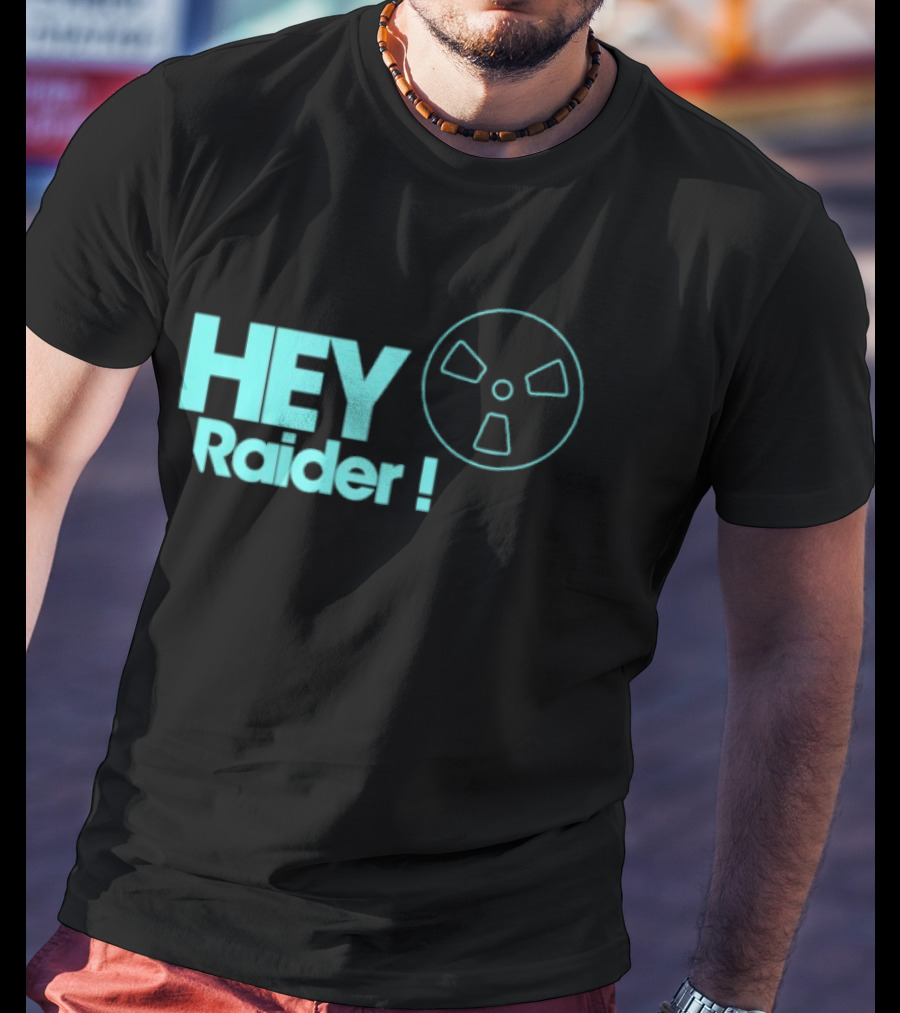 Hey Raider Sci Fi Gamer Safe Pocket Game Humor T-Shirt