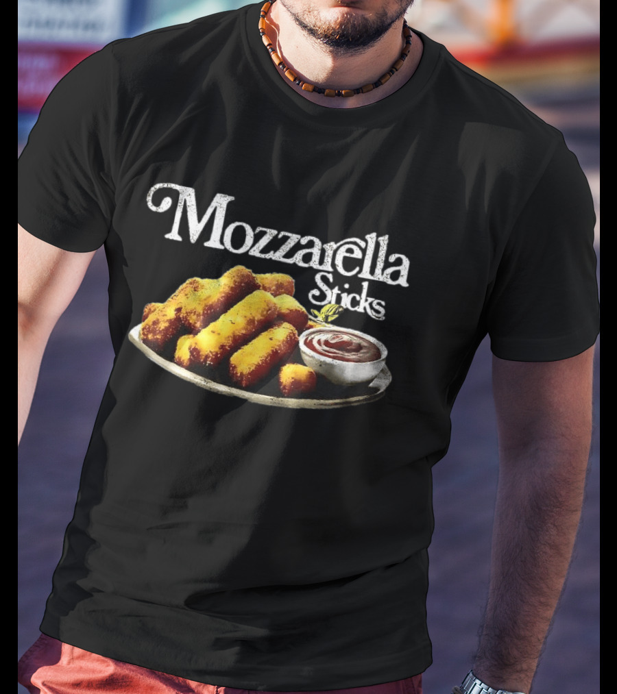 Mozzarella Sticks With Tomato Dipping Sauce Delight T-Shirt