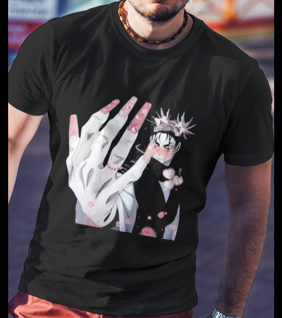 Nails Done Choso Aesthetic Floral Elements Anime T-Shirt
