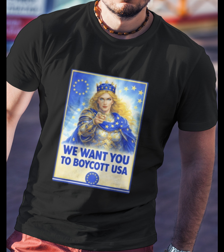 We Want You To Boycott USA Knight Queen Stars Crown T-Shirt