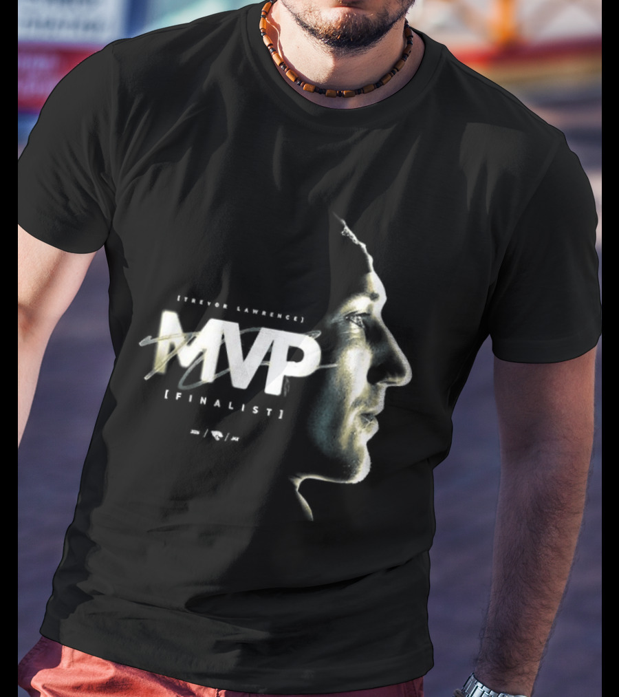 Trevor Lawrence MVP Finalist Jacksonville Jaguars Face T-Shirt