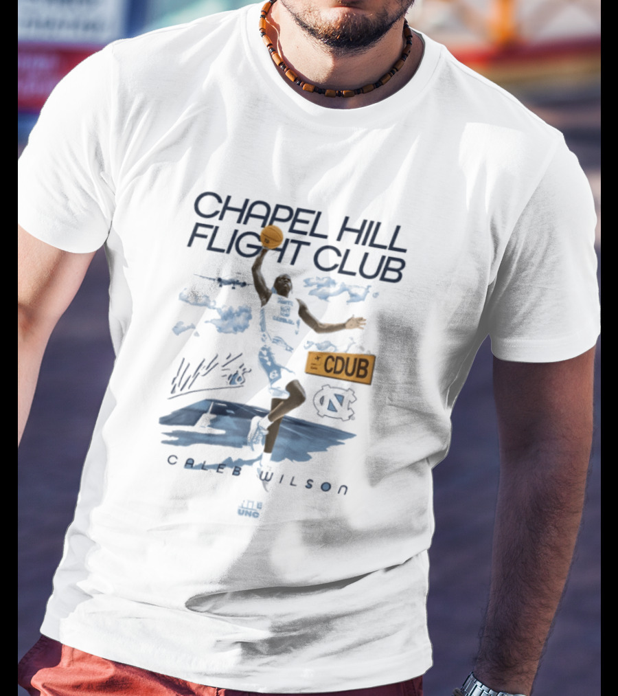 Caleb Wilson Chapel Hill Flight Club North Carolina Tar Heels CDUB T-Shirt