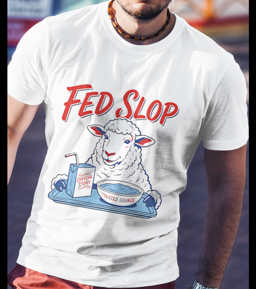 Fed Slop Sheep Official Story Trusted Source T-Shirt