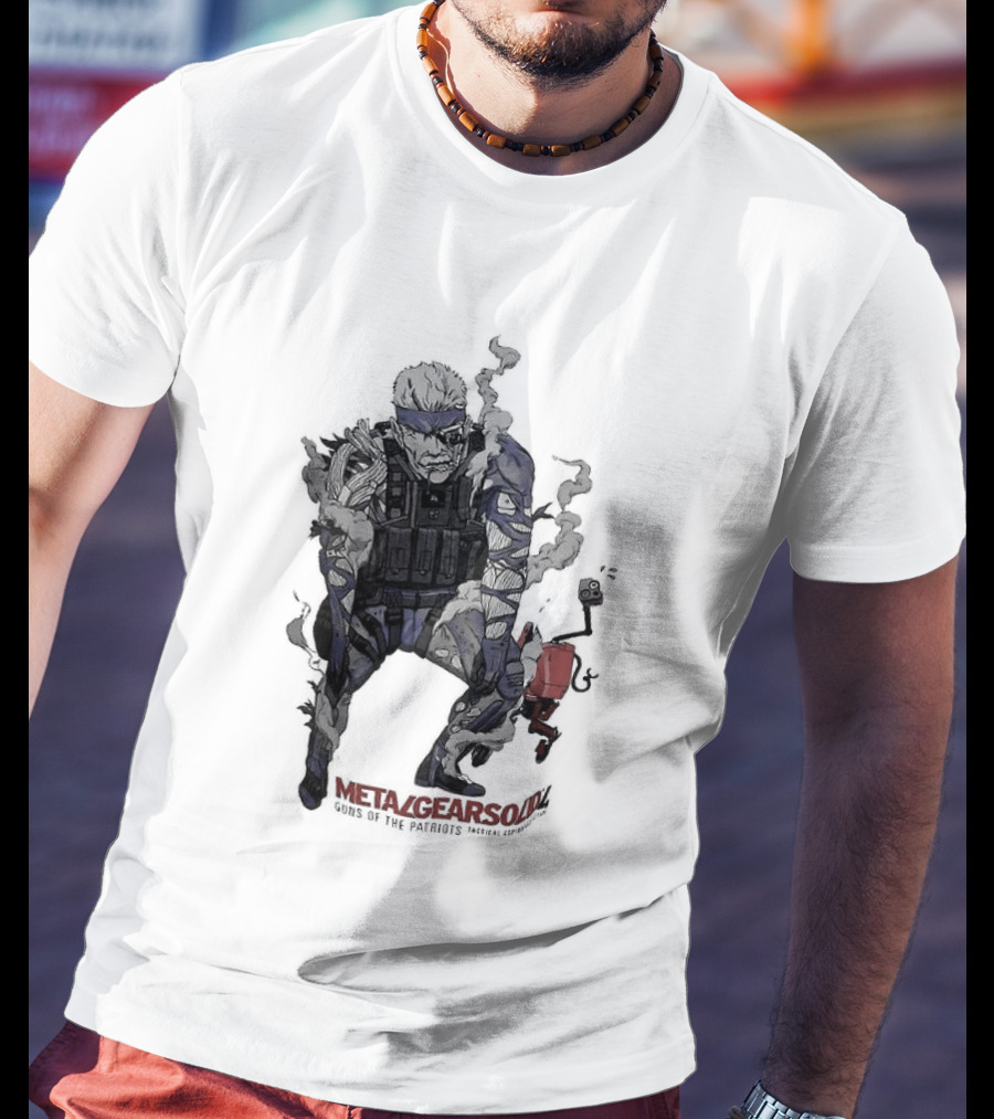 Metal Gear Solid 4 Guns Of The Patriots Tactical Espionage Action T-Shirt