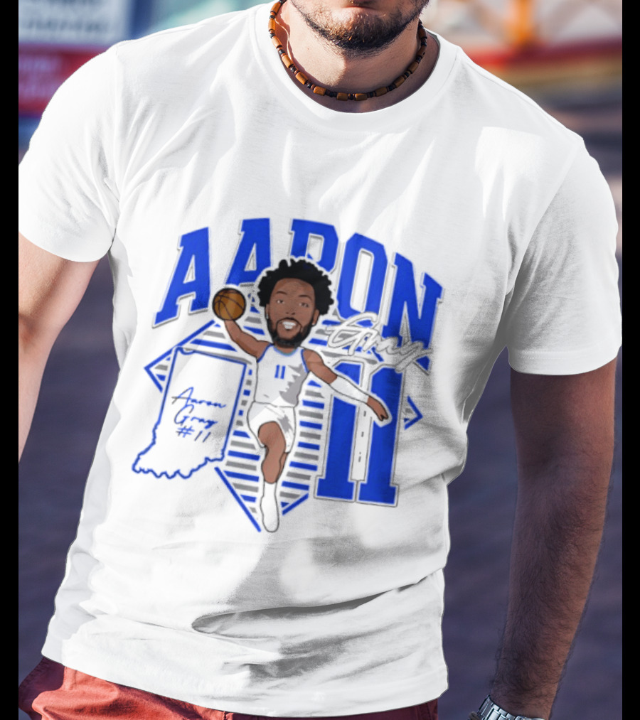 Aaron Gray 11 Basketball New Orleans Hornets Indiana T-Shirt