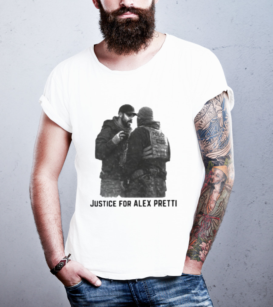 Justice For Alex Pretti Police Encounter T-Shirt
