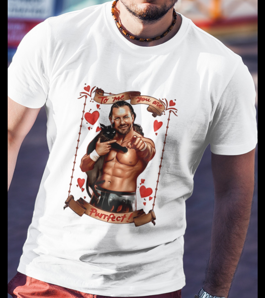 To Me You Are Purrfect Kenny Omega Valentine's Day Series T-Shirt