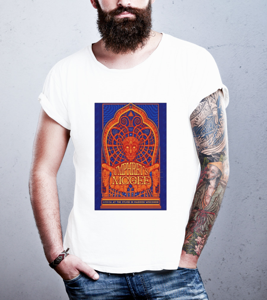 Umphrey's McGee Madison WI The Sylvee Jan 23 2026 Psychedelic T-Shirt