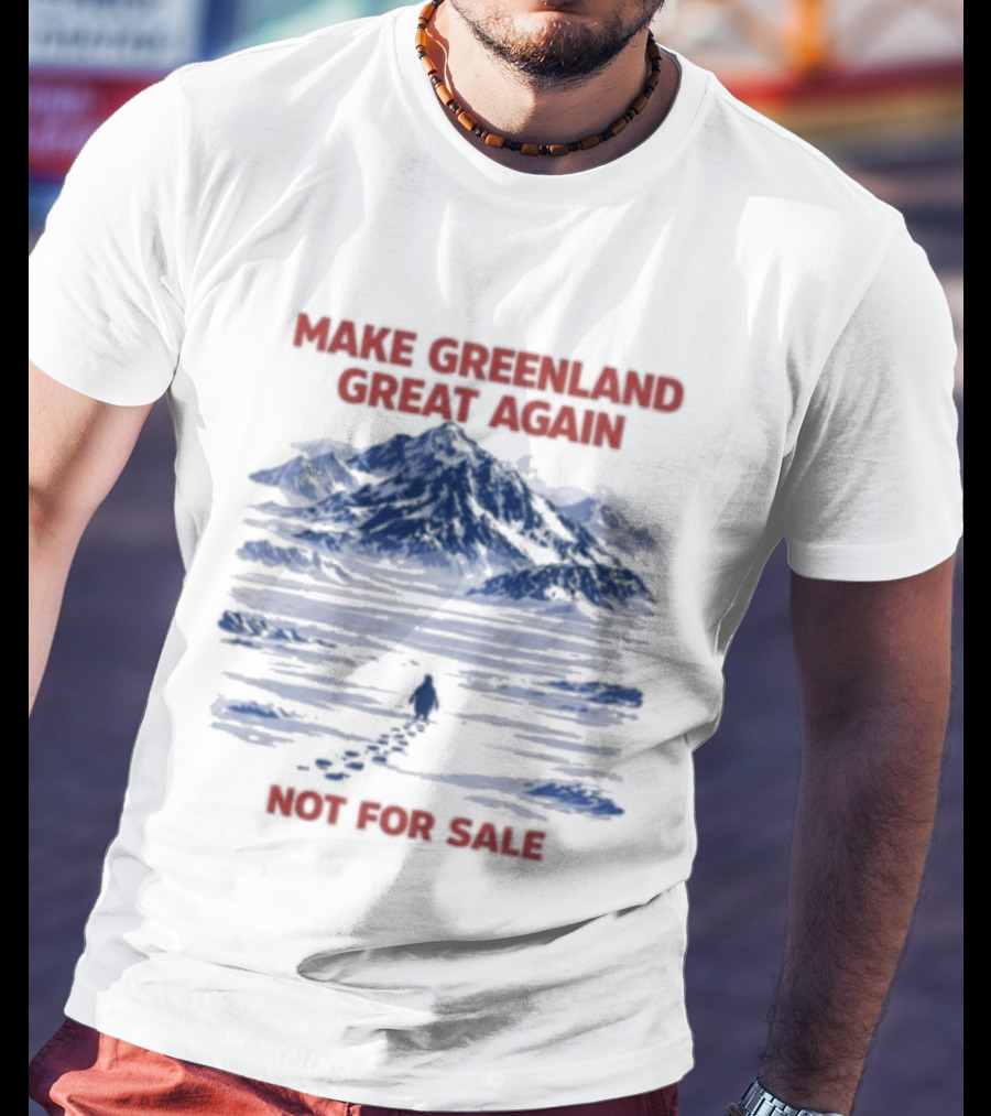 Make Greenland Great Again Not For Sale Penguin Greenland Anti Trump T-Shirt