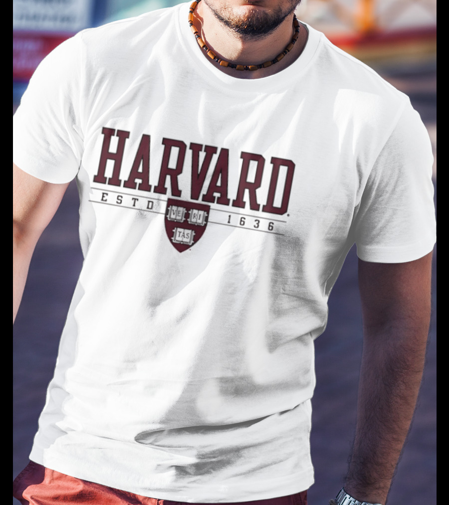 Harvard Crimson Estd 1636 University Seal T-Shirt