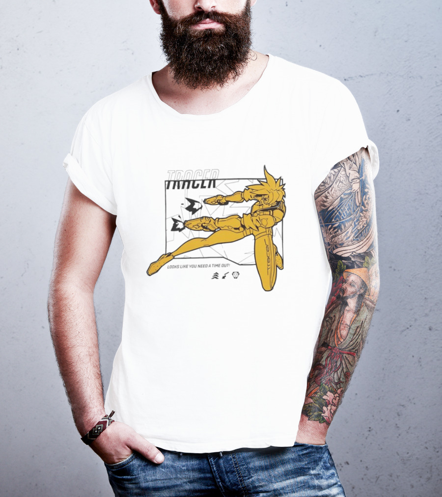 Tracer Over Looks Like You Need A Time Out T-Shirt