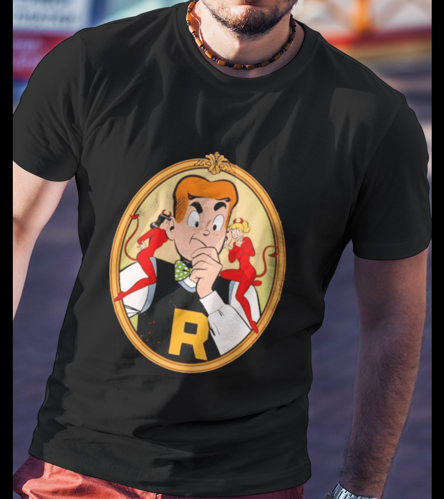 Betty And Veronica Devils Archie Comics Vintage Cartoon Characters T-Shirt