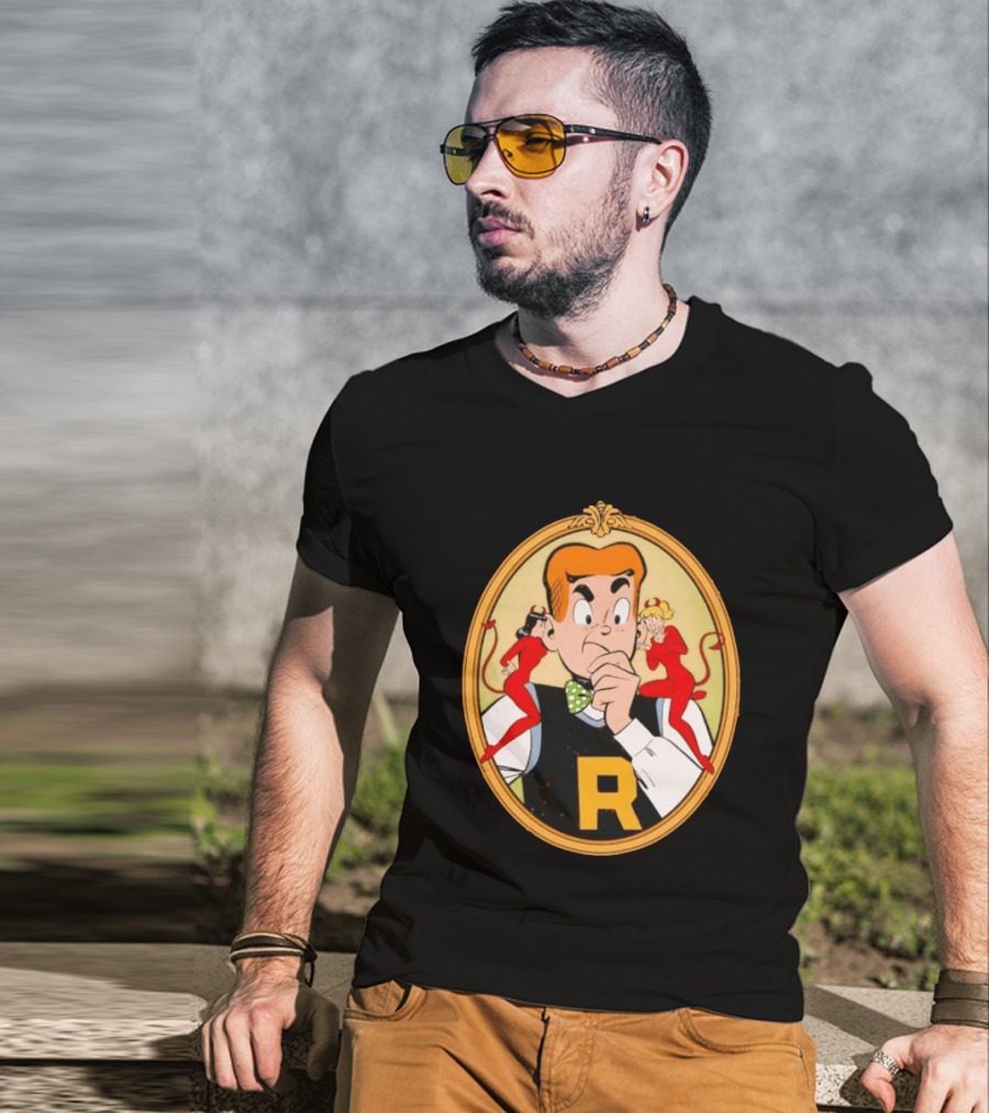 Betty And Veronica Devils Archie Comics Vintage Cartoon Characters T-Shirt