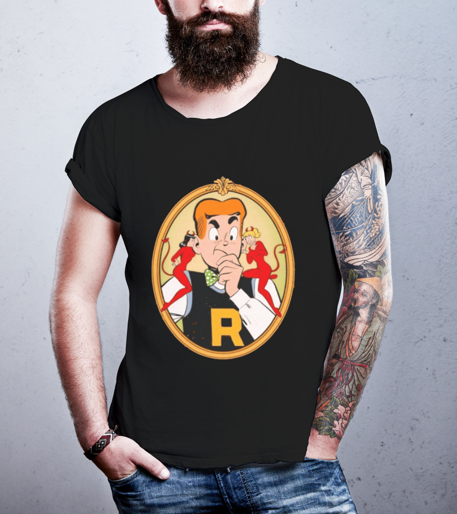 Betty And Veronica Devils Archie Comics Vintage Cartoon Characters T-Shirt