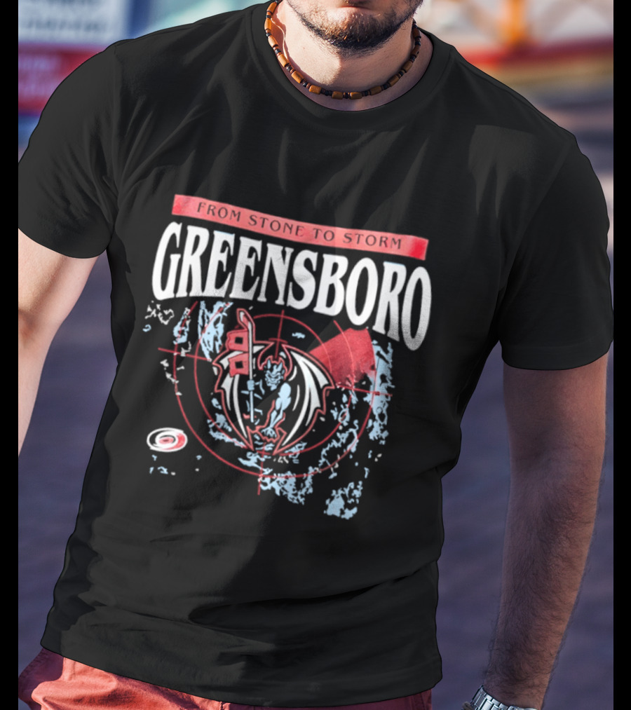 Greensboro From Stone To Storm Red Dragon Target T-Shirt
