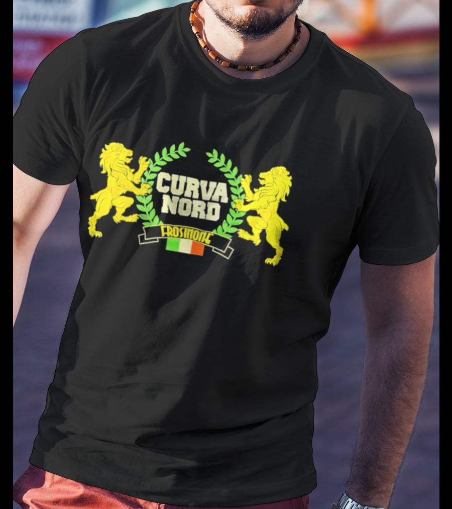 Curva Nord Frosinone Italy Flag Lions T-Shirt