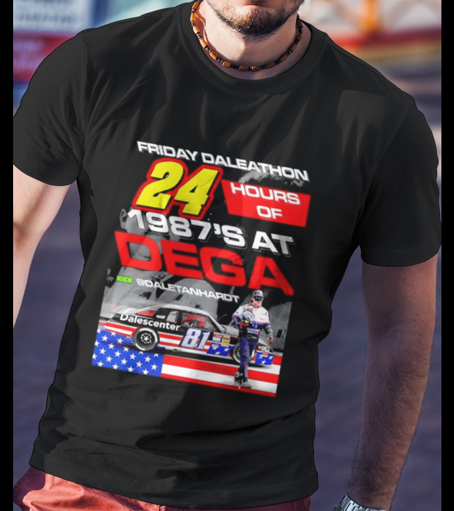 Friday Daleathon 24 Hours Of 1987's Race At Dega @DaleTanhardt 81 T-Shirt
