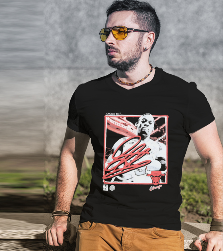 Dennis Rodman Chicago Bulls Basketball T-Shirt