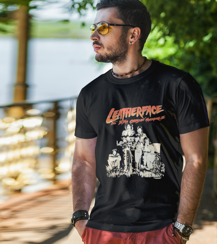 Leatherface The Texas Chainsaw Massacre III Horror Movie Fan Collectible T-Shirt