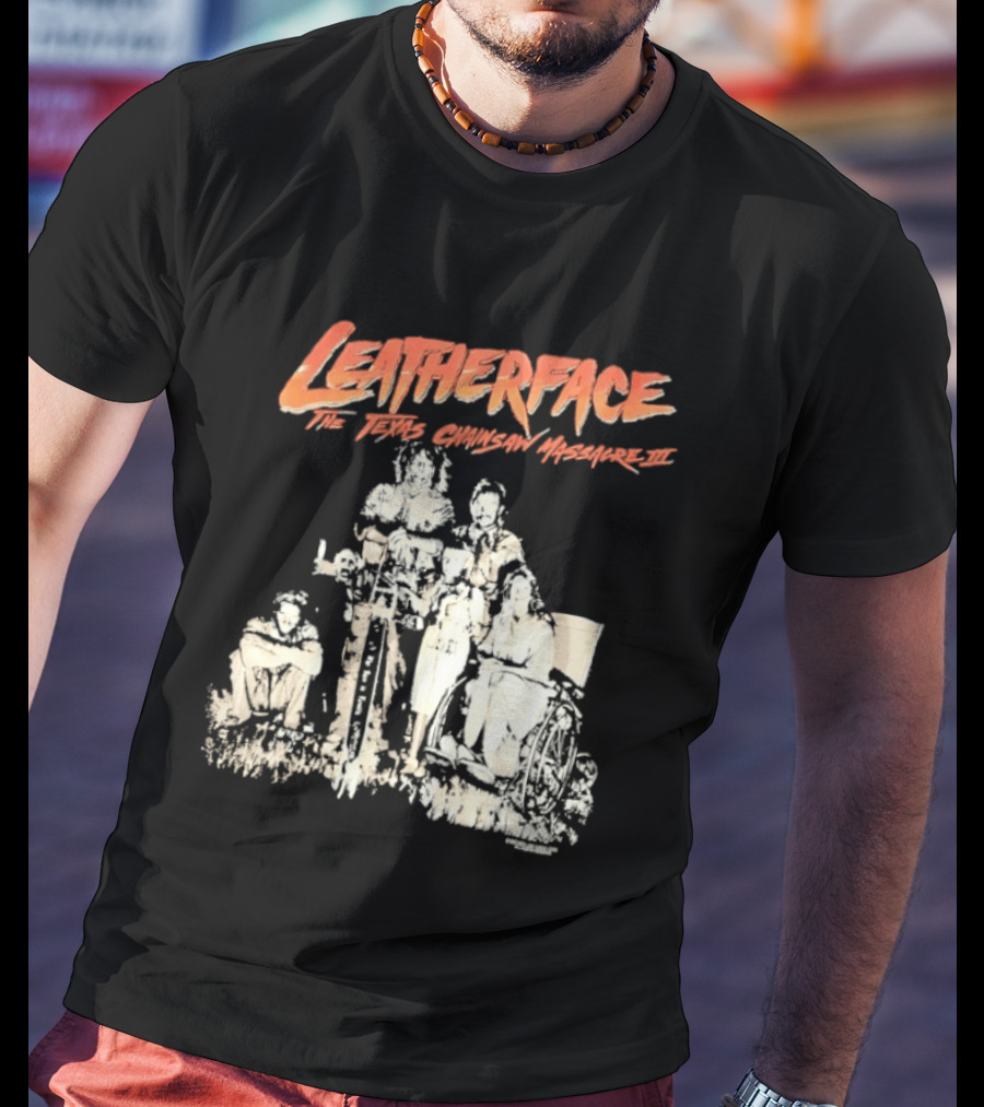 Leatherface The Texas Chainsaw Massacre III Horror Movie Fan Collectible T-Shirt