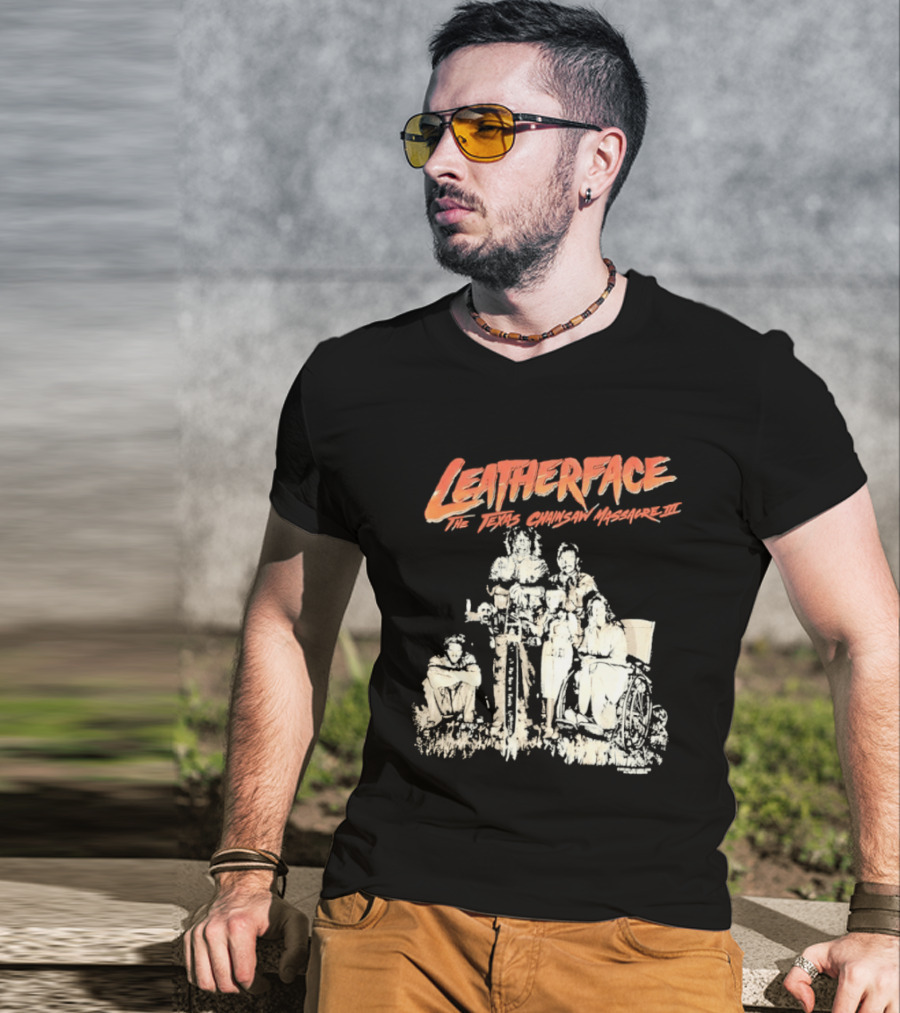 Leatherface The Texas Chainsaw Massacre III Horror Movie Fan Collectible T-Shirt