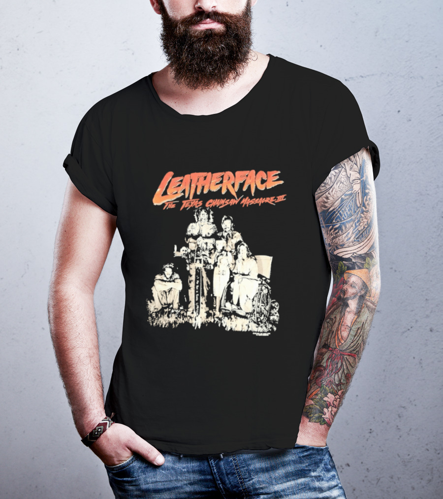 Leatherface The Texas Chainsaw Massacre III Horror Movie Fan Collectible T-Shirt