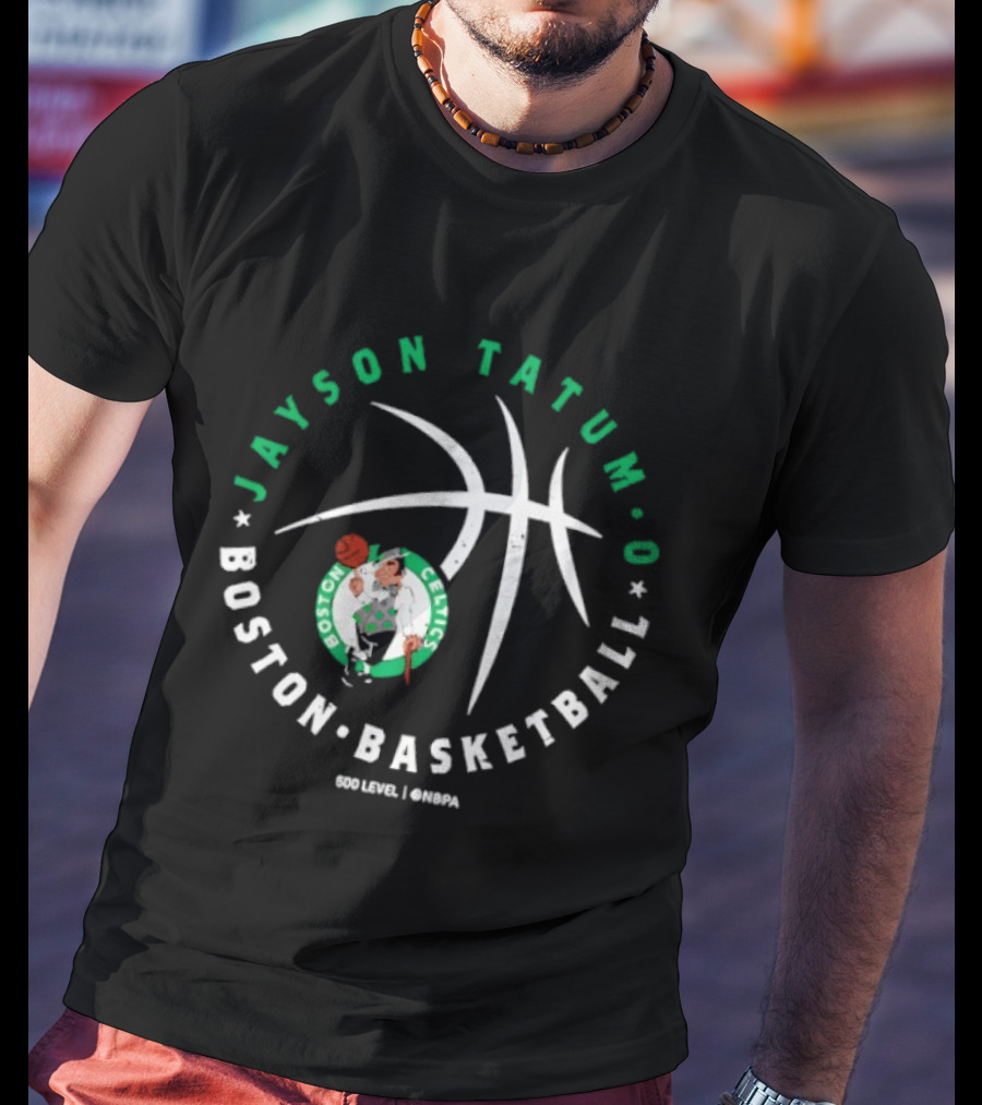 Boston Celtics Jayson Tatum 0 Basketball Team Boston Celtics Player T-Shirt