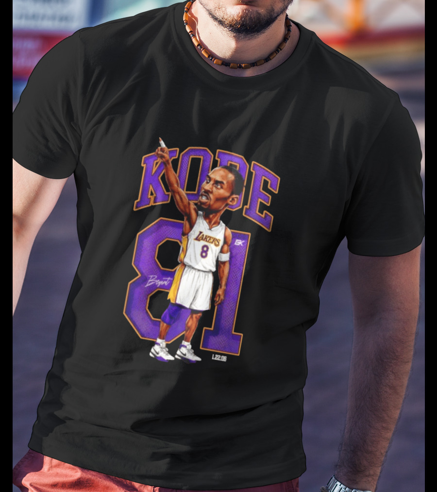 Kobe Bryant Lakers 81 Points Mamba T-Shirt