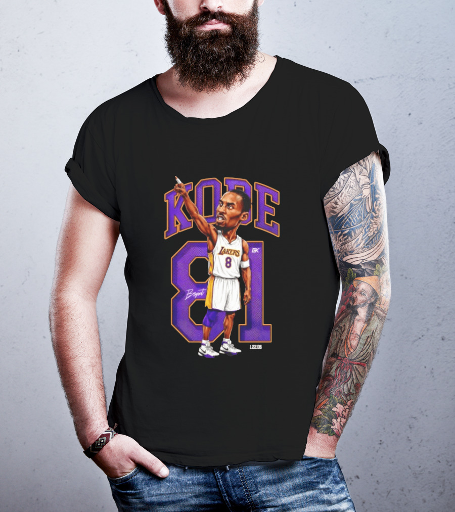 Kobe Bryant Lakers 81 Points Mamba T-Shirt