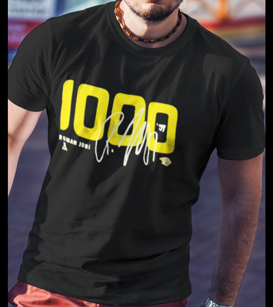 Nashville Predators Roman Josi 1000 Game Milestone Celebration T-Shirt