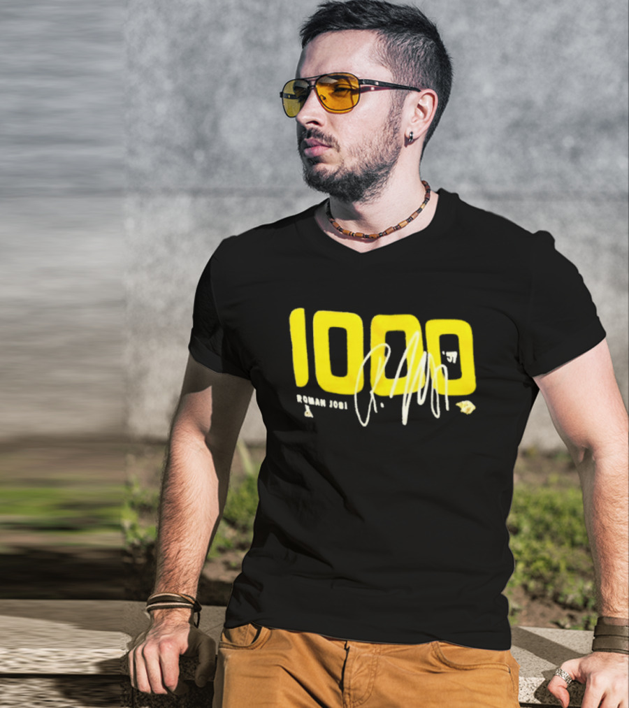Nashville Predators Roman Josi 1000 Game Milestone Celebration T-Shirt