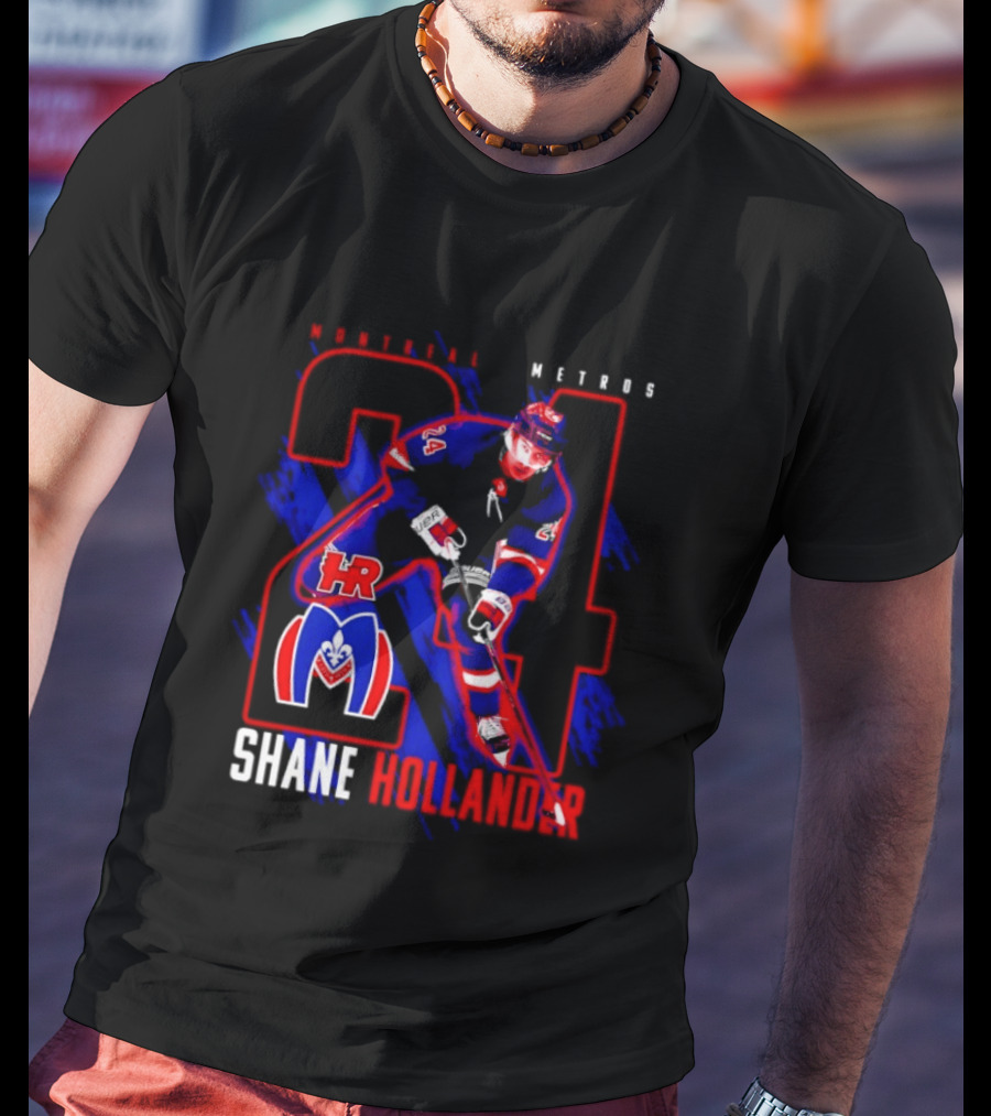 Shane Hollander Montreal Meteors HR Hockey Team 27 T-Shirt