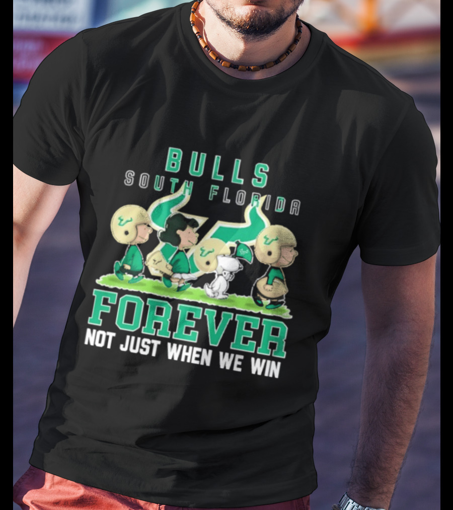 South Florida Bulls Peanuts Collaboration Forever Not Just When We Win T-Shirt