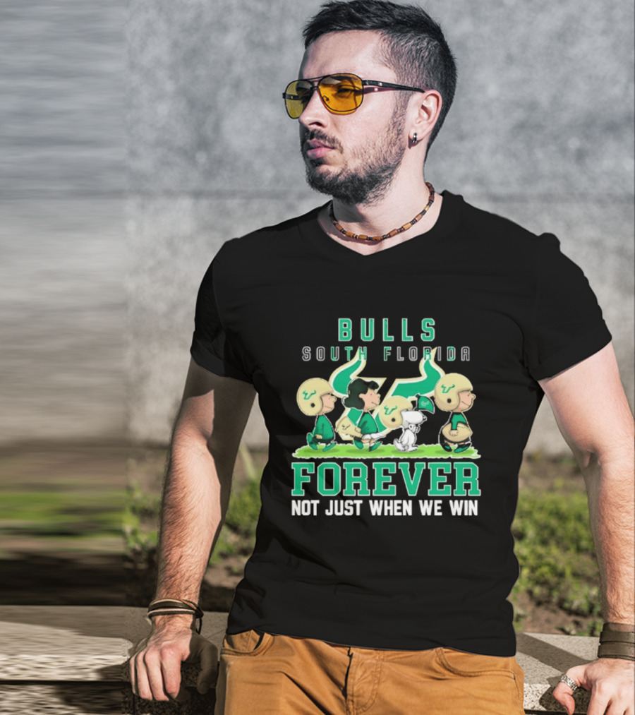 South Florida Bulls Peanuts Collaboration Forever Not Just When We Win T-Shirt