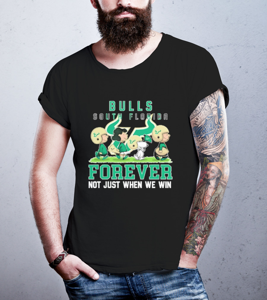 South Florida Bulls Peanuts Collaboration Forever Not Just When We Win T-Shirt