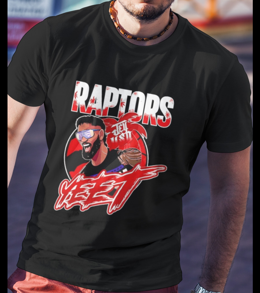 Toronto Raptors Jey Uso YEET 2026 Collaboration T-Shirt