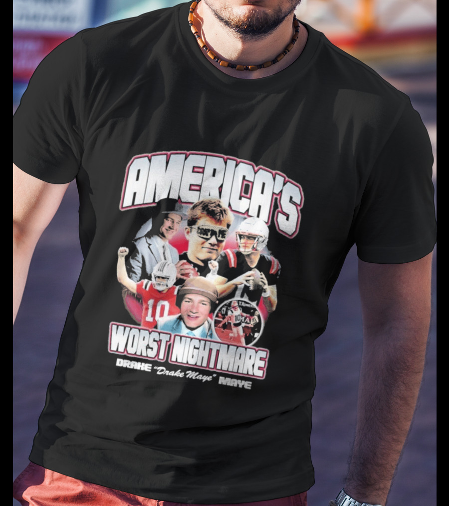 America's Worst Nightmare Drake Maye Football Highlights T-Shirt