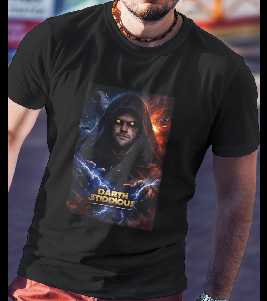 Darth Stiddious Jarrett Stidham Lightning Eyes Sith Star Wars T-Shirt